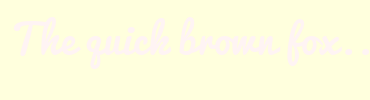 Image with Font Color FFF4F4 and Background Color FFFFDD